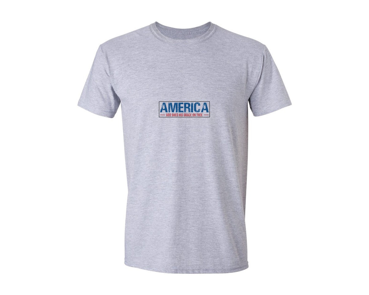 brand:Generic|color:Sports Grey / Athletic Heather|4Th Of July Independence Day T Shirt 14 Graphic T-Shirt