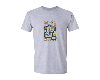 brand:Generic|color:Sports Grey / Athletic Heather|Tired Dads Club Construction Dad Graphic T-Shirt