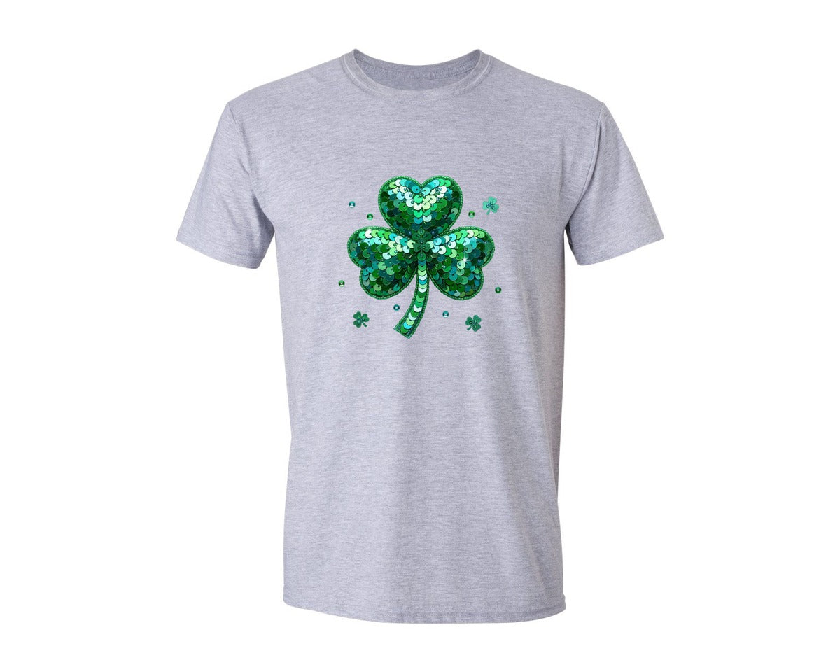 brand:Generic|color:Sports Grey / Athletic Heather|St Patricks Day Shamrock 17 Graphic T-Shirt