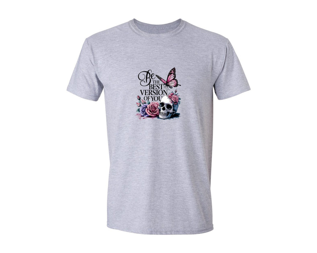 brand:Generic|color:Sports Grey / Athletic Heather|Be The Best Version Of You Self Love 2 Graphic T-Shirt