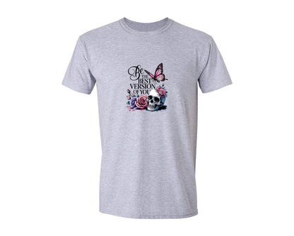brand:Generic|color:Sports Grey / Athletic Heather|Be The Best Version Of You Self Love 2 Graphic T-Shirt