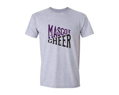brand:Generic|color:Sports Grey / Athletic Heather|Mascot Cheer Cut File Cheerleading 2 Graphic T-Shirt