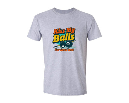 brand:Generic|color:Sports Grey / Athletic Heather|Retro Billiards Balls T Shirt Design Graphic T-Shirt