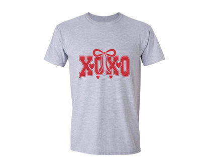 brand:Generic|color:Sports Grey / Athletic Heather|Xoxo Valentine Trendy Lover Graphic T-Shirt