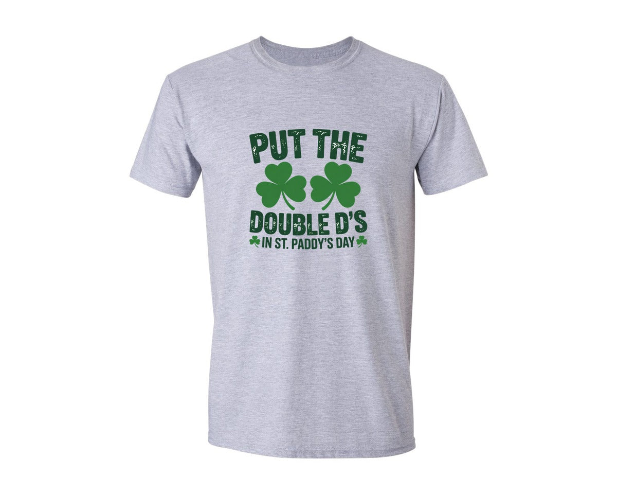 brand:Generic|color:Sports Grey / Athletic Heather|I Put The Double Ds In St Paddys Day Graphic T-Shirt