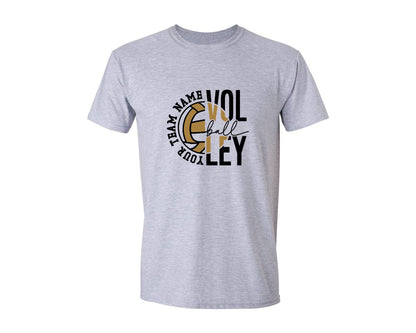 brand:Generic|color:Sports Grey / Athletic Heather|Volleyball 26 Graphic T-Shirt