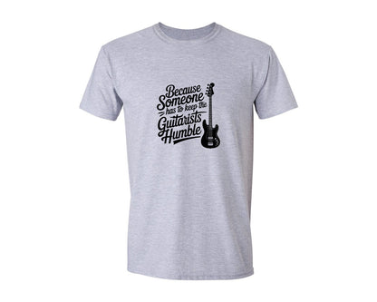 brand:Generic|color:Sports Grey / Athletic Heather|Bass Guitar Graphic T-Shirt