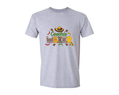 brand:Generic|color:Sports Grey / Athletic Heather|Cinco De Mayo Coochie Waxer Mexico Graphic T-Shirt
