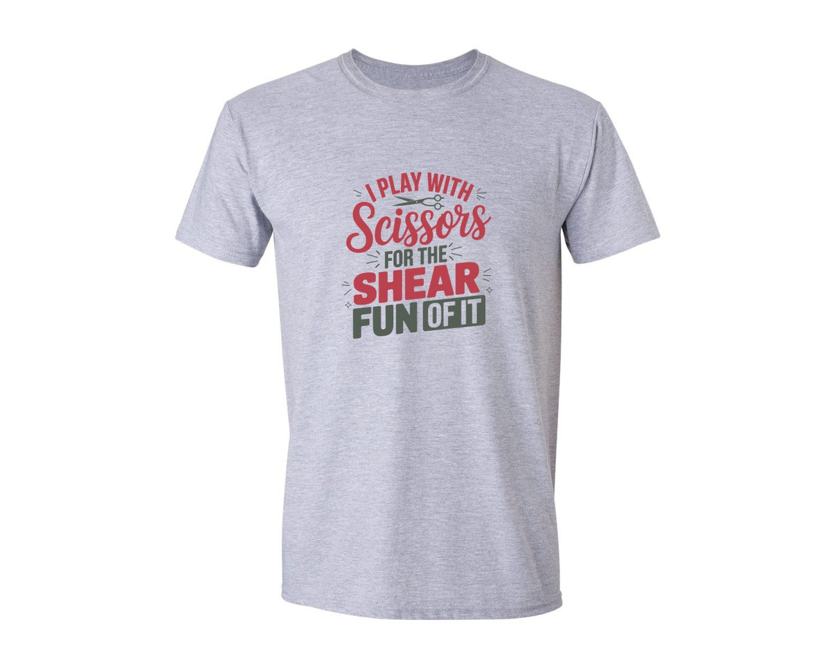 brand:Generic|color:Sports Grey / Athletic Heather|Hairdresser Cut File Hairstylist 4 Graphic T-Shirt