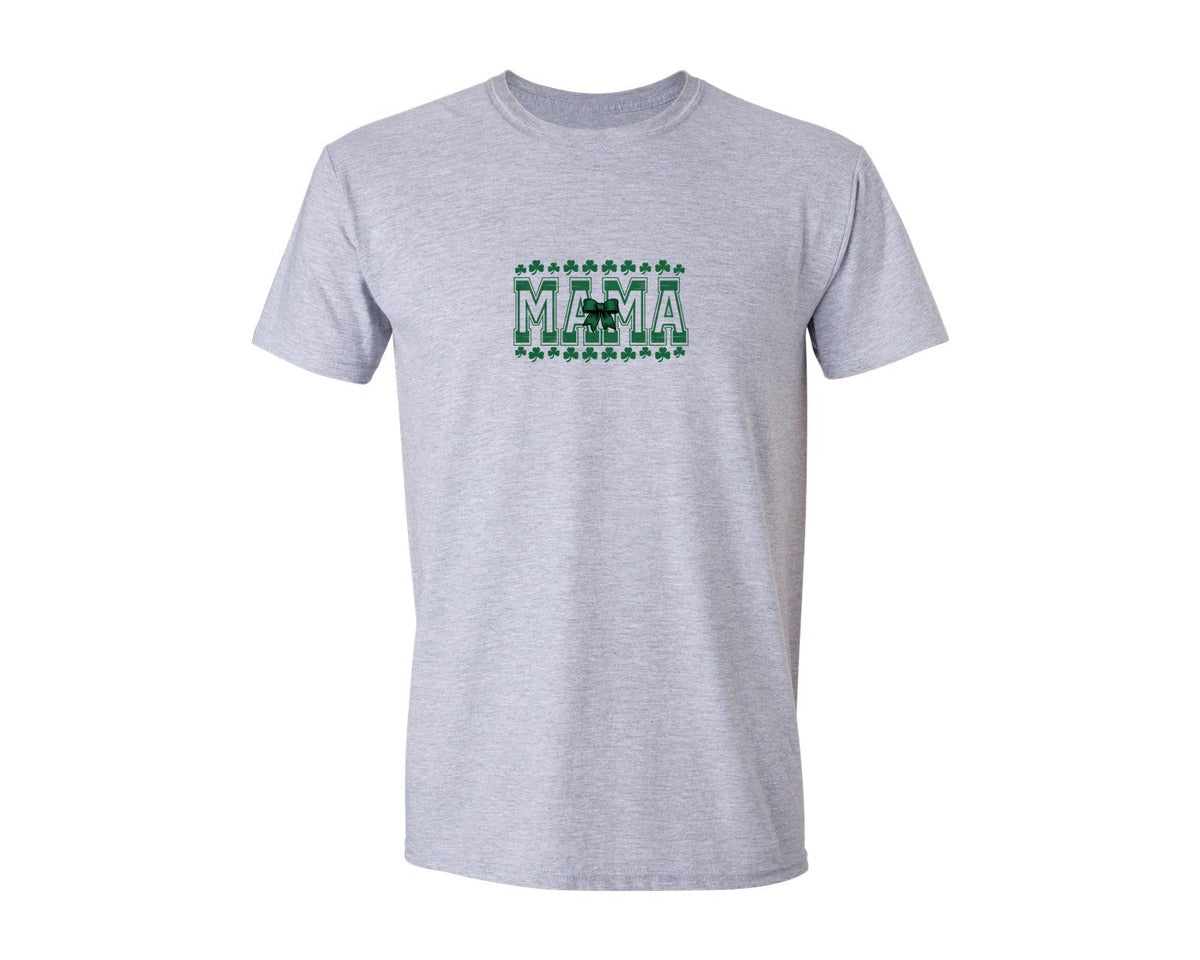 brand:Generic|color:Sports Grey / Athletic Heather|St Patrick Mama Graphic T-Shirt