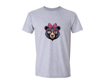 brand:Generic|color:Sports Grey / Athletic Heather|Funny Mama Bear Mothers Day T Shirt Graphic T-Shirt