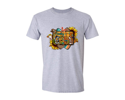 brand:Generic|color:Sports Grey / Athletic Heather|Country Girl Cowgirl 2 Graphic T-Shirt