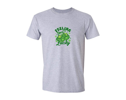 brand:Generic|color:Sports Grey / Athletic Heather|Lucky Six Seven St Patricks Day 2 Graphic T-Shirt