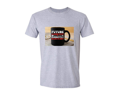 brand:Generic|color:Sports Grey / Athletic Heather|Future Ladies Main Currently Mamas Boy Graphic T-Shirt