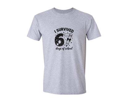 brand:Generic|color:Sports Grey / Athletic Heather|I Survived 67 Days Of School 41 Graphic T-Shirt