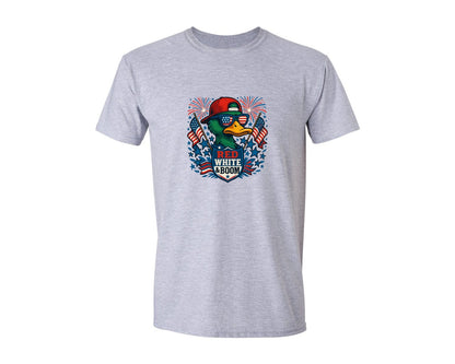 brand:Generic|color:Sports Grey / Athletic Heather|4Th July Mallard Duck Graphic T-Shirt