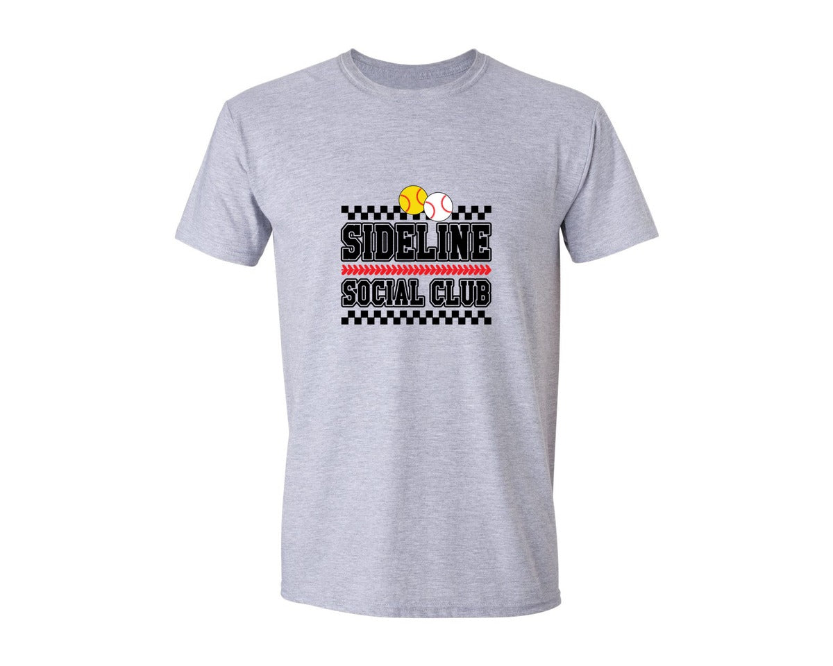 brand:Generic|color:Sports Grey / Athletic Heather|Sideline Social Club 2 Graphic T-Shirt