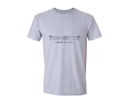 brand:Generic|color:Sports Grey / Athletic Heather|Coquette Book Lover Bookish Bookworm Graphic T-Shirt
