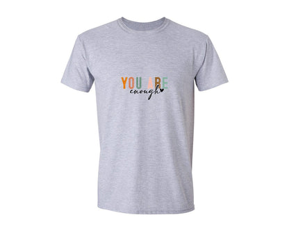 brand:Generic|color:Sports Grey / Athletic Heather|You Are Enough Always 2 Graphic T-Shirt