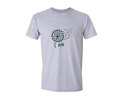 brand:Generic|color:Sports Grey / Athletic Heather|St Patricks Day Dandelion Svgclover 3 Graphic T-Shirt