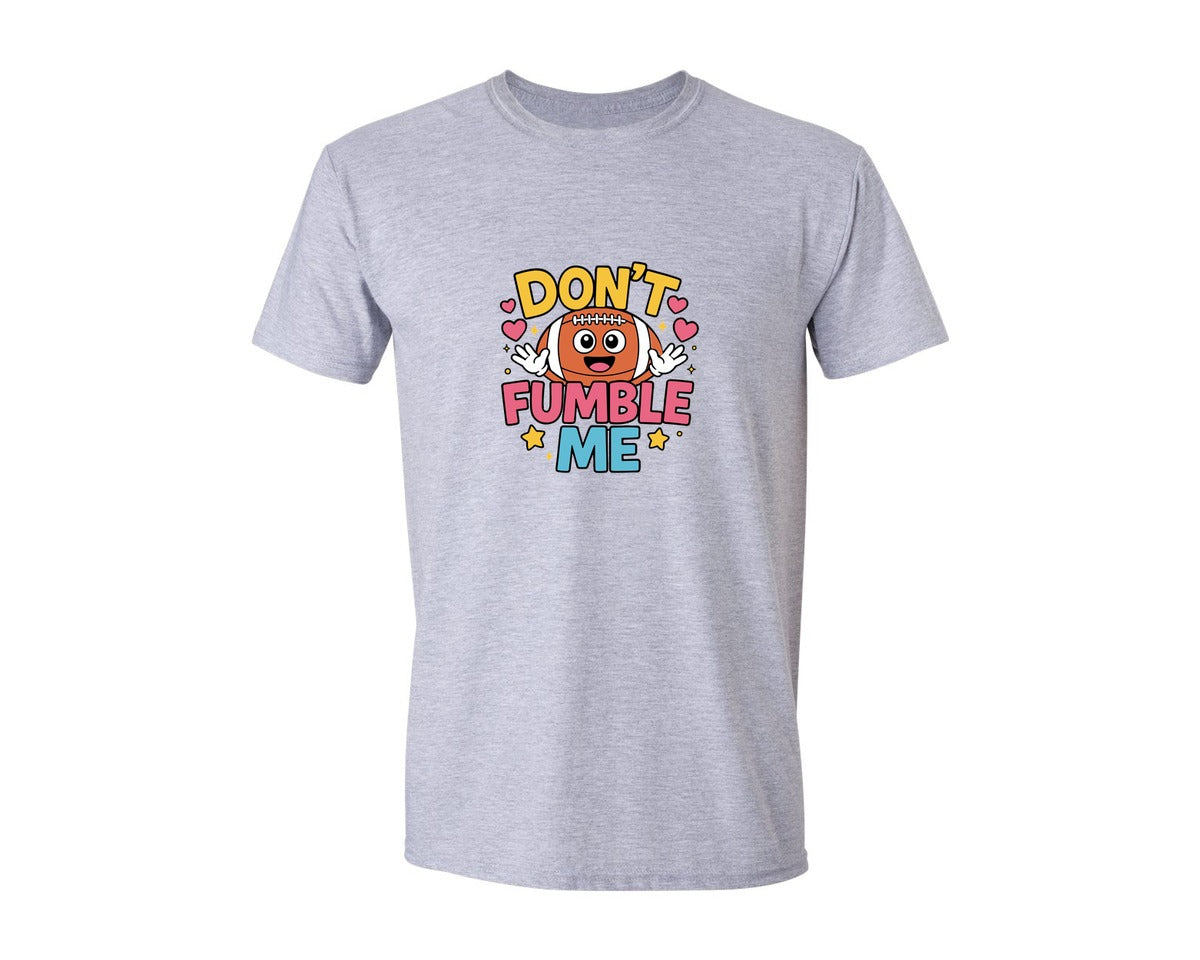 brand:Generic|color:Sports Grey / Athletic Heather|Dont Fumble Me Funny Football Baby Graphic T-Shirt