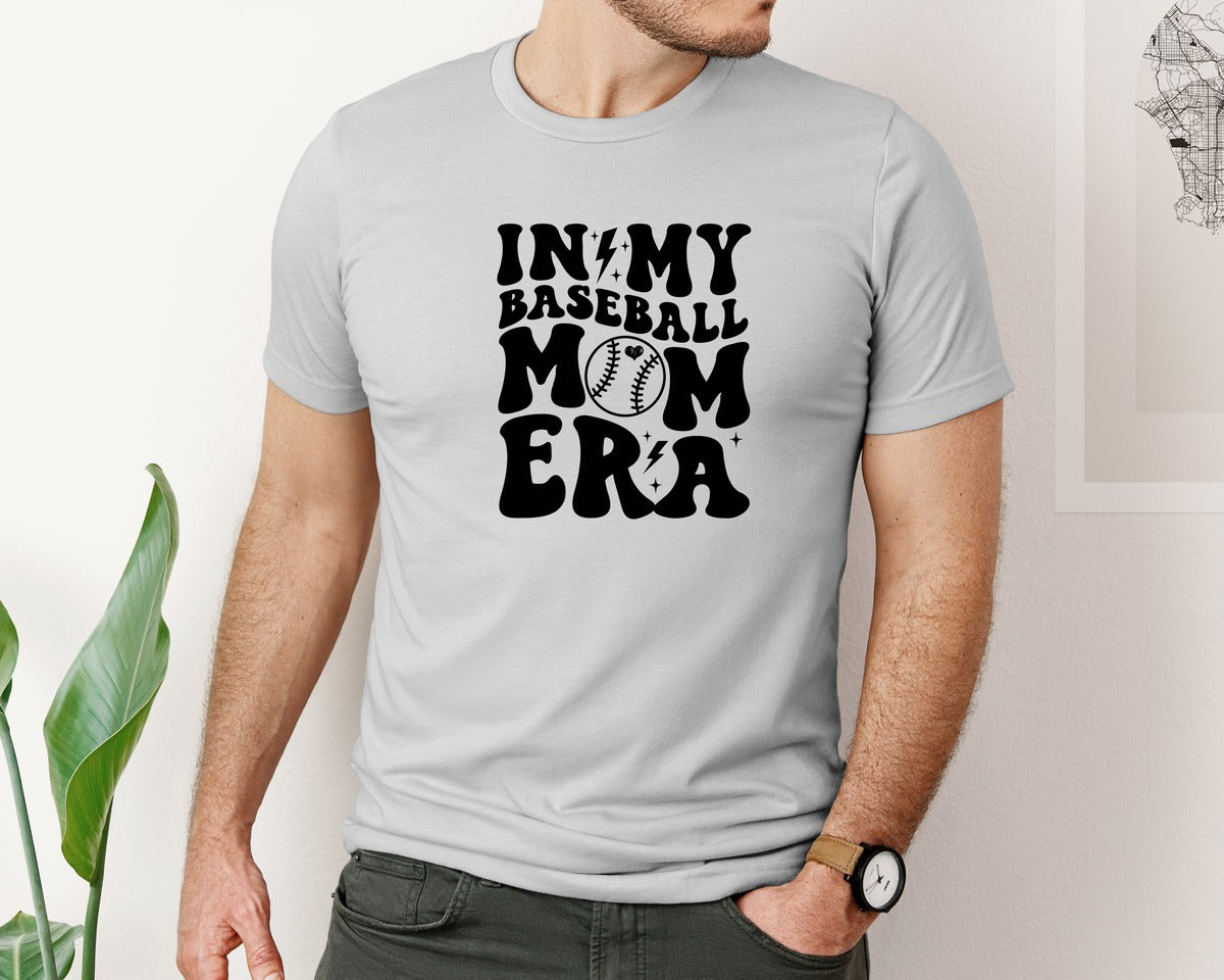 brand:Bella Canvas|color:Sports Grey / Athletic Heather|Retro Sports Mom In My Mom Era Graphic T-Shirt