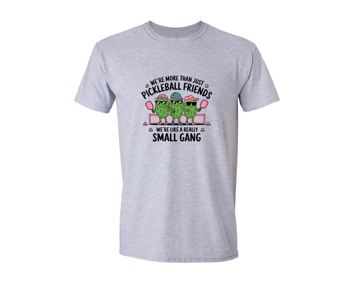 brand:Generic|color:Sports Grey / Athletic Heather|Were More Than Just Pickleball Friends 4 Graphic T-Shirt
