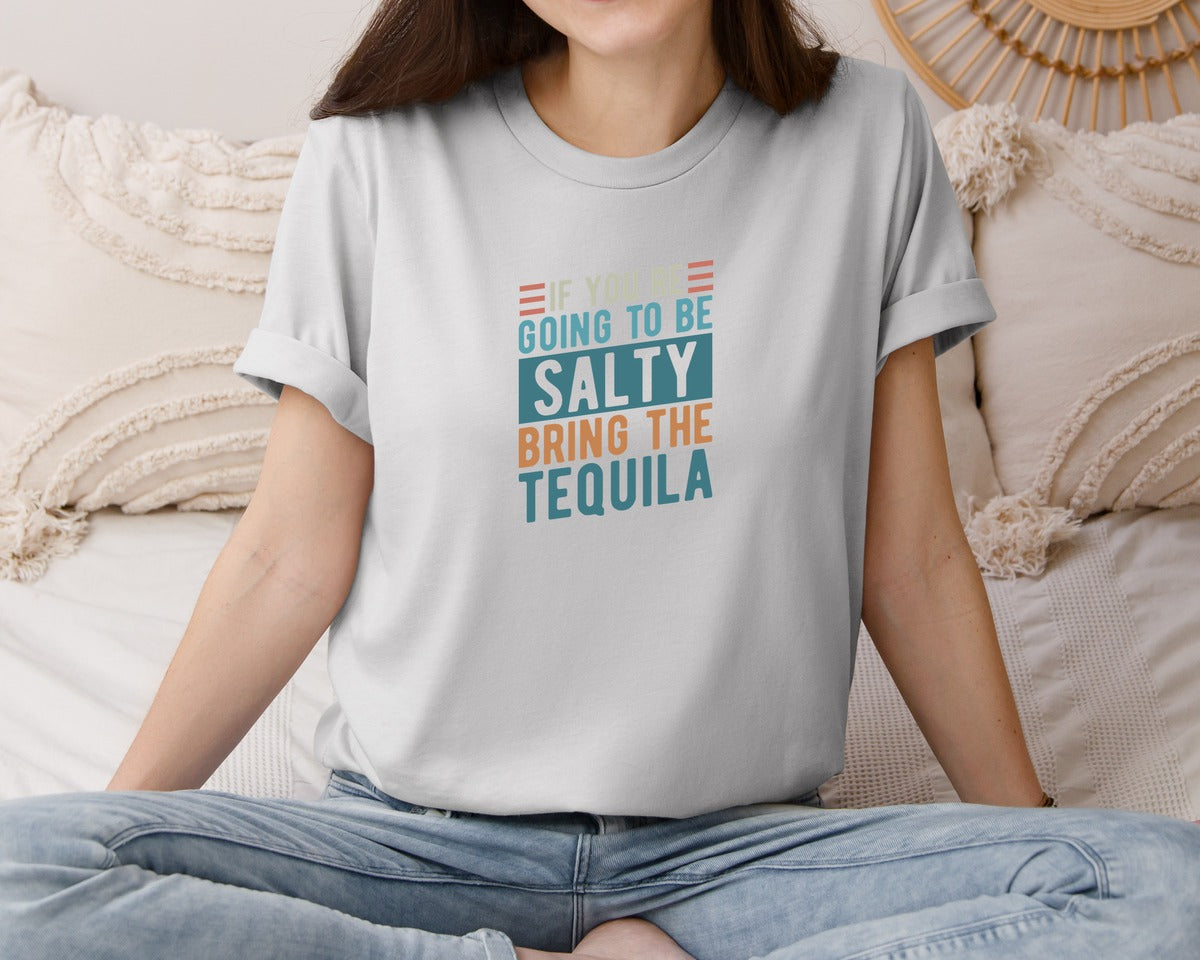 brand:Bella Canvas|color:Sports Grey / Athletic Heather|If Youre Going To Be Salty Bring The Te 3 Graphic T-Shirt