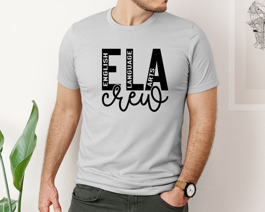Ela Crew English Teacher Graphic T-Shirt