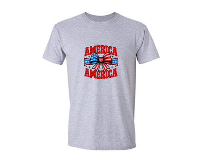 brand:Generic|color:Sports Grey / Athletic Heather|Coquette American Flag 4Th Of July Graphic T-Shirt