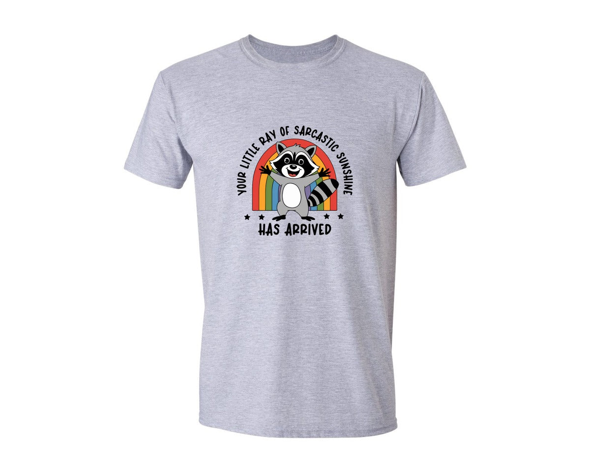 brand:Generic|color:Sports Grey / Athletic Heather|Your Little Ray Of Sarcastic Sunshine 10 Graphic T-Shirt
