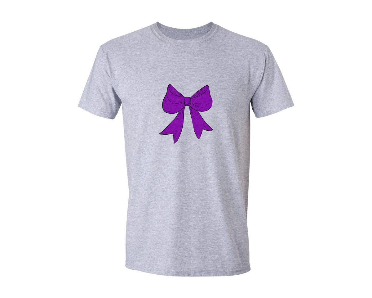brand:Generic|color:Sports Grey / Athletic Heather|School Spirit Bows Graphic T-Shirt