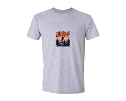 brand:Generic|color:Sports Grey / Athletic Heather|6 Wanderlust Hiking Collection Bundles Graphic T-Shirt