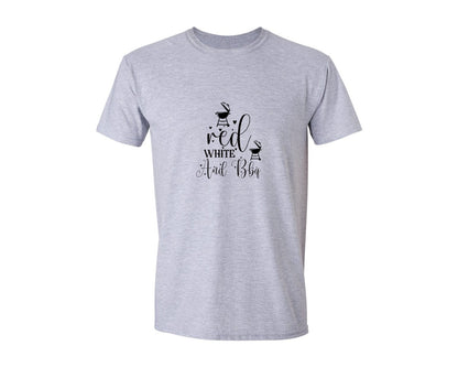brand:Generic|color:Sports Grey / Athletic Heather|Barbecue 43 Graphic T-Shirt