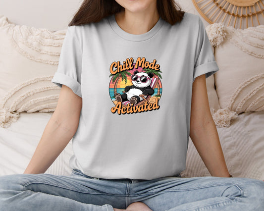 Chill Mode Activated Summer Graphic T-Shirt
