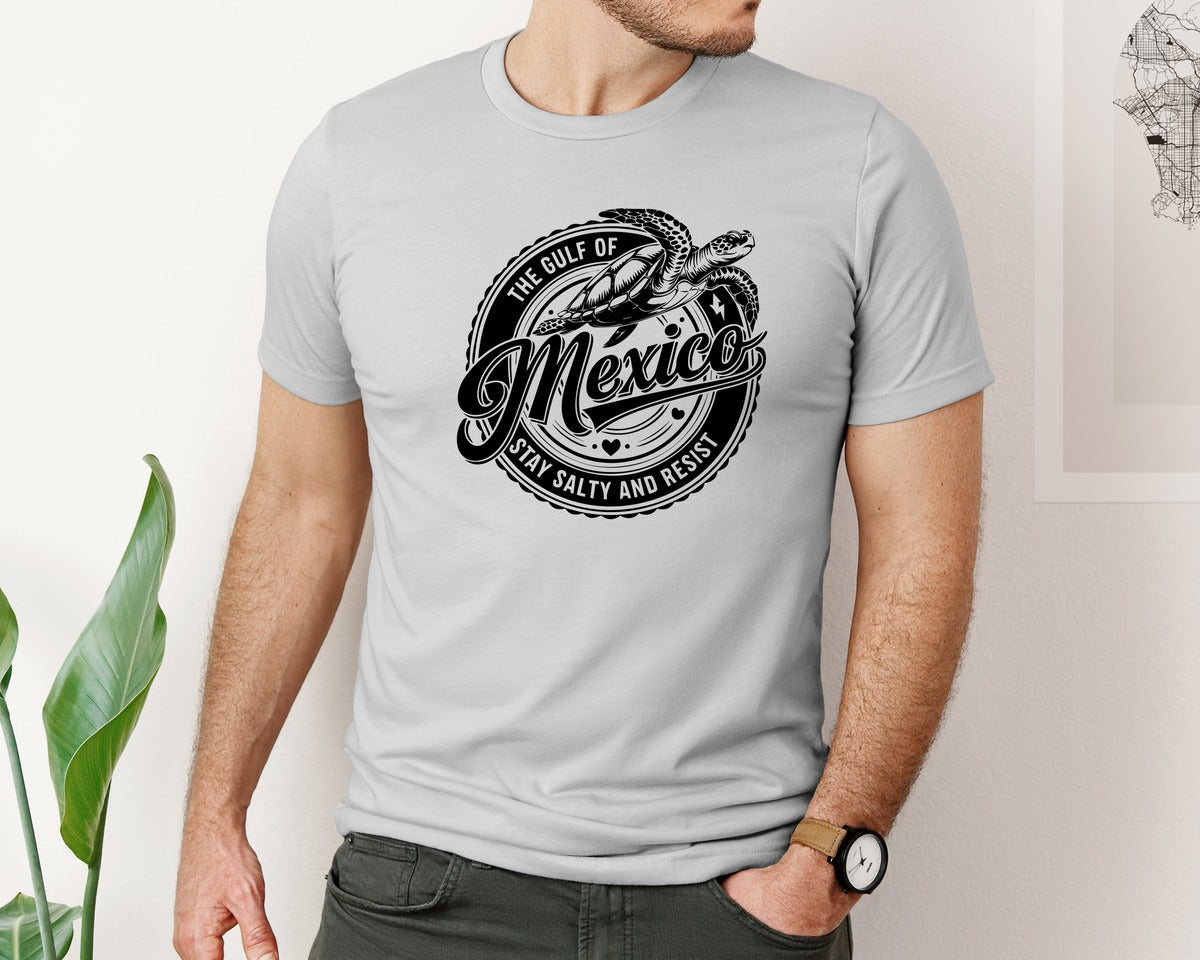 brand:Bella Canvas|color:Sports Grey / Athletic Heather|Gulf Of Mexico Turtle Beach Graphic T-Shirt
