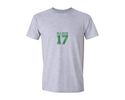 brand:Generic|color:Sports Grey / Athletic Heather|March 17 Lucky Vibes March 17 Graphic T-Shirt