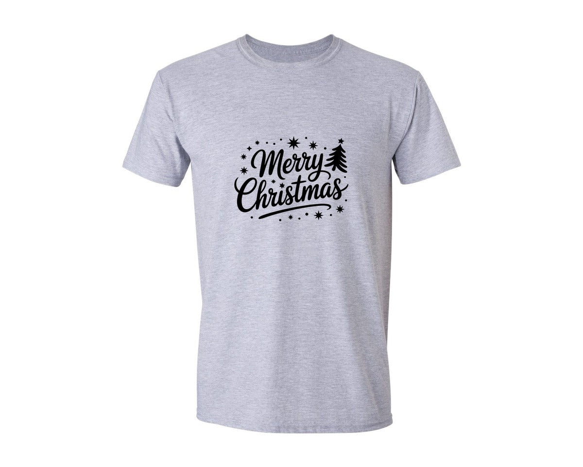 brand:Generic|color:Sports Grey / Athletic Heather|Merry Christmas Christmas Pn Graphic T-Shirt
