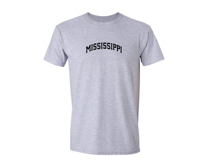 brand:Generic|color:Sports Grey / Athletic Heather|Mississippi Usa City Shirt Graphic T-Shirt