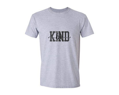 brand:Generic|color:Sports Grey / Athletic Heather|Retro Be Kind Positive Quotes Graphic T-Shirt