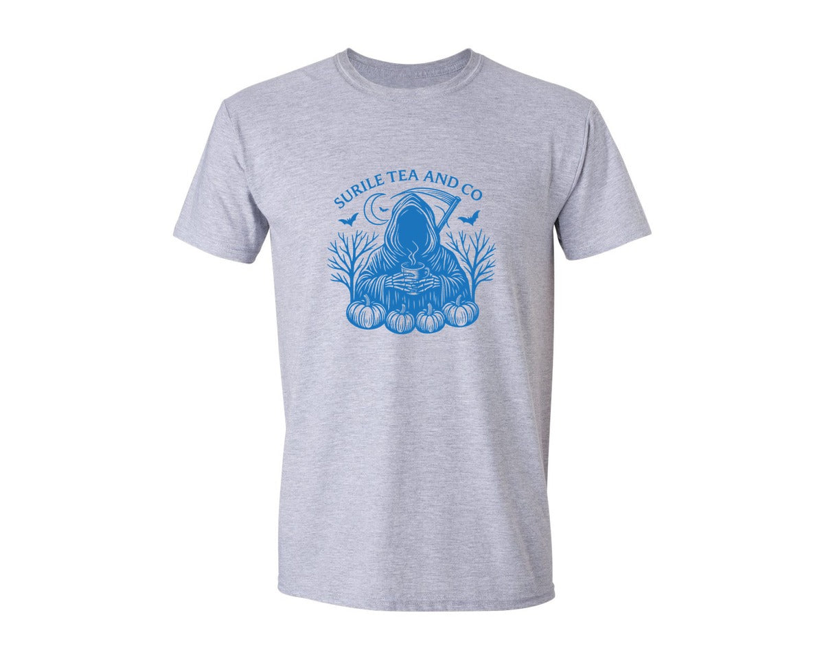 brand:Generic|color:Sports Grey / Athletic Heather|Suriel Tea Co Graphic T-Shirt