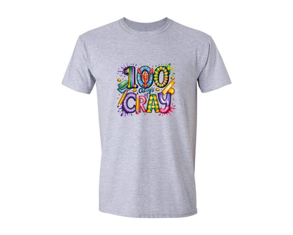 brand:Generic|color:Sports Grey / Athletic Heather|100 Days Of Cray Mardi Gras 2 Graphic T-Shirt