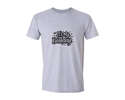 brand:Generic|color:Sports Grey / Athletic Heather|Birthday Cut File Svgbirthday Shirt Graphic T-Shirt