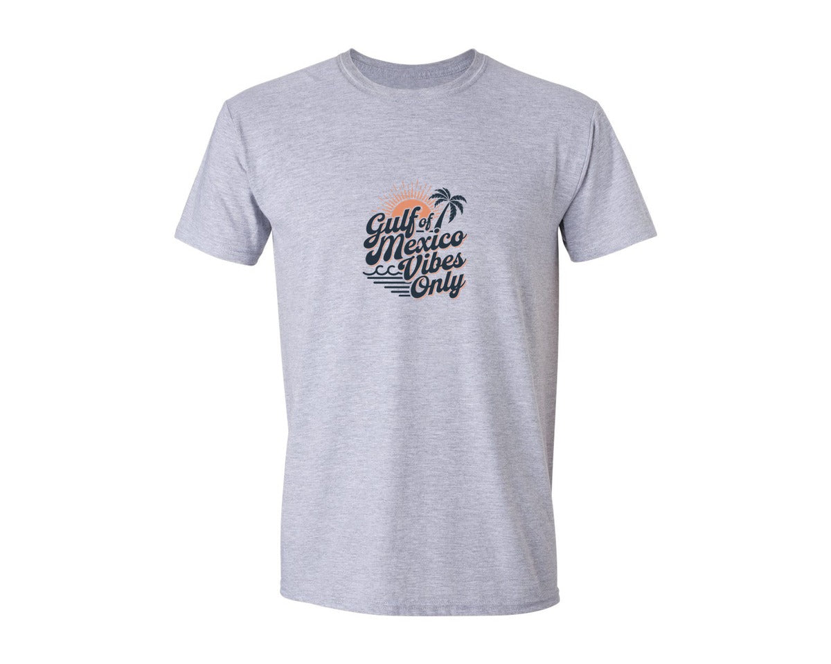 brand:Generic|color:Sports Grey / Athletic Heather|Gulf Of Mexico Vibes Only 4 Graphic T-Shirt