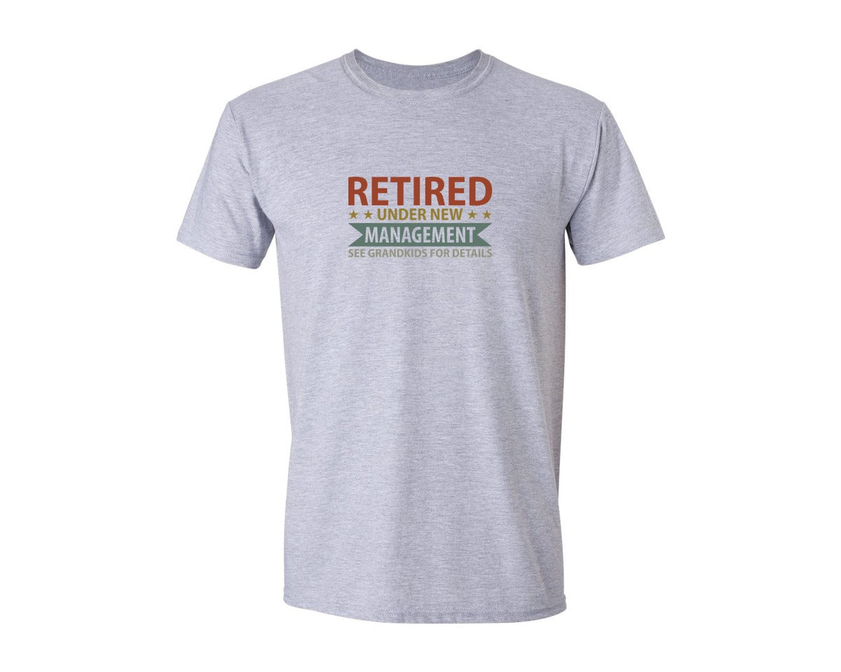 brand:Generic|color:Sports Grey / Athletic Heather|Mens Fathers Day Retired Grandpa Shirts Graphic T-Shirt