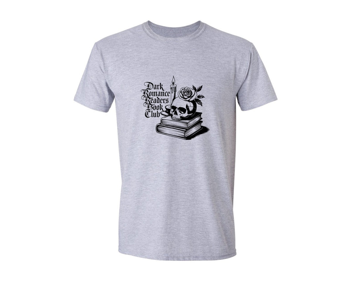 brand:Generic|color:Sports Grey / Athletic Heather|Dark Romance Readers Book Club T Shi Graphic T-Shirt