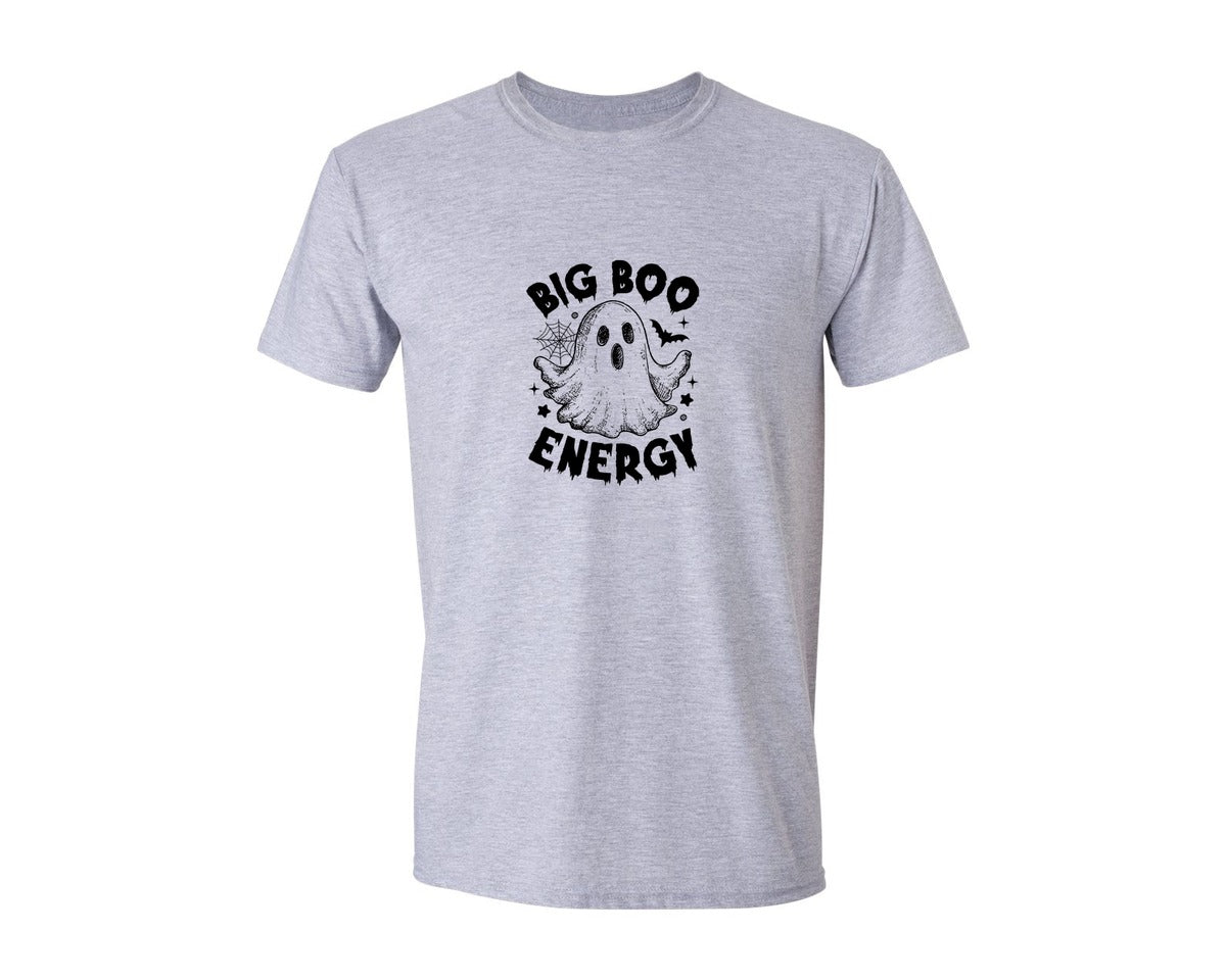 brand:Generic|color:Sports Grey / Athletic Heather|Funny Halloween Ghost Cute Ghost Graphic T-Shirt