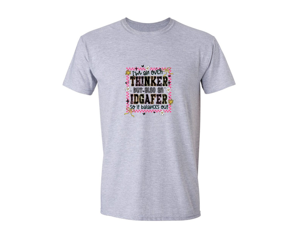 brand:Generic|color:Sports Grey / Athletic Heather|Funny Anxiety Pngsnarky Sarcastic Graphic T-Shirt