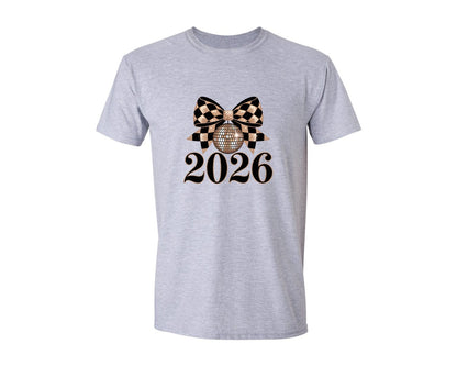brand:Generic|color:Sports Grey / Athletic Heather|Happy New Year 2026 Trendy New Year 11 Graphic T-Shirt
