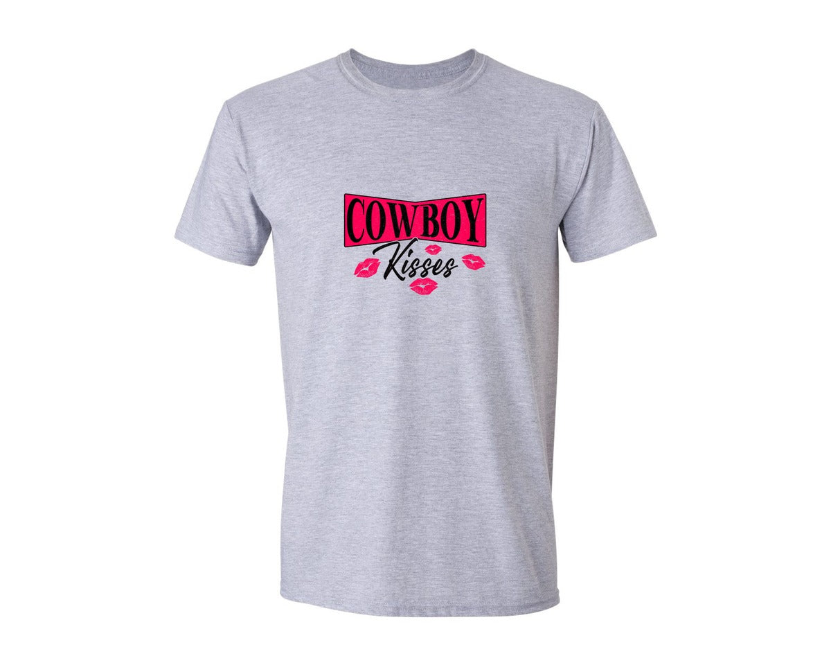 brand:Generic|color:Sports Grey / Athletic Heather|Country Western Valentines Day Graphic T-Shirt